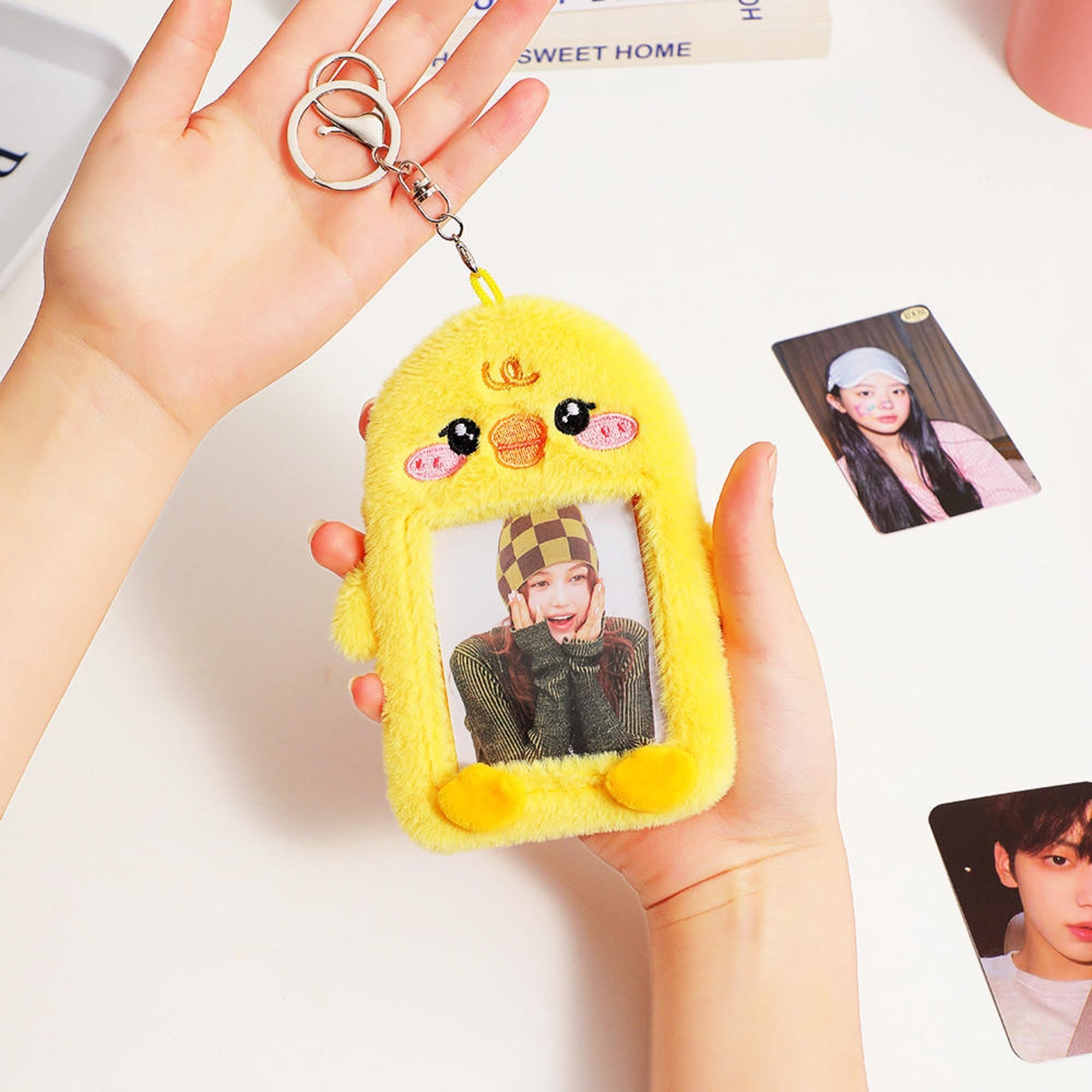 Amazon.co.jp: 2個入 ぬいぐるみパスケース ぬいぐるみフォトカード
